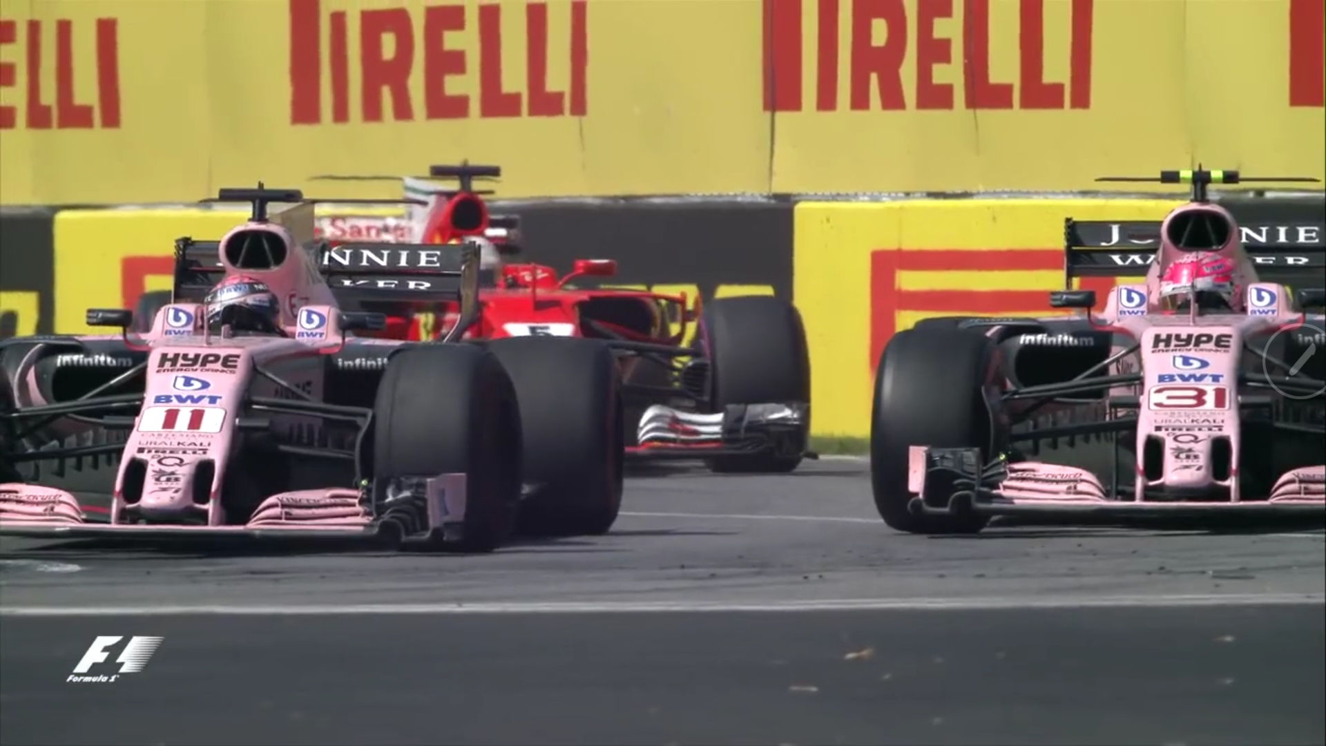 包含梅赛德斯鏖战索伯车队，佩雷兹惊艳四座的词条